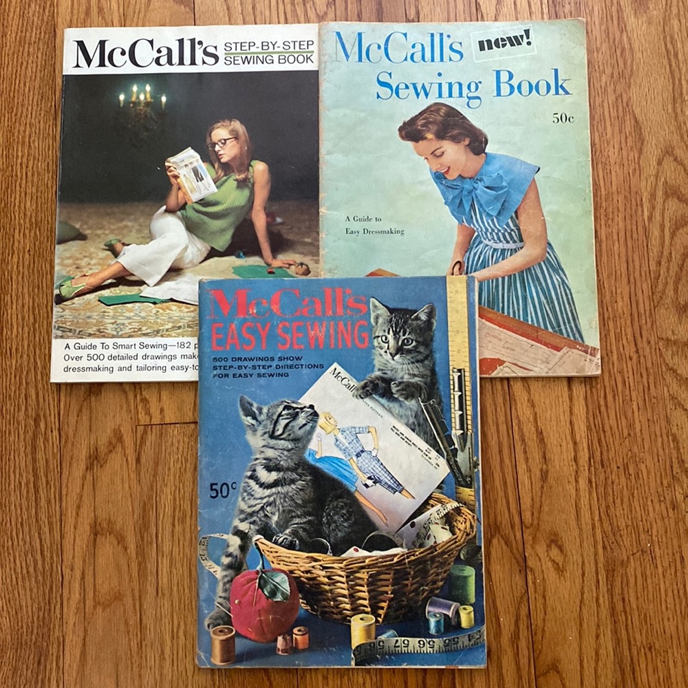 3 VTG McCall’s Sewing Books ‘53, ‘62, ‘66